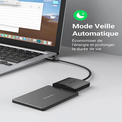Adaptateur USB 3.0 vers SATA 2,5/3,5 Ugreen (60561)