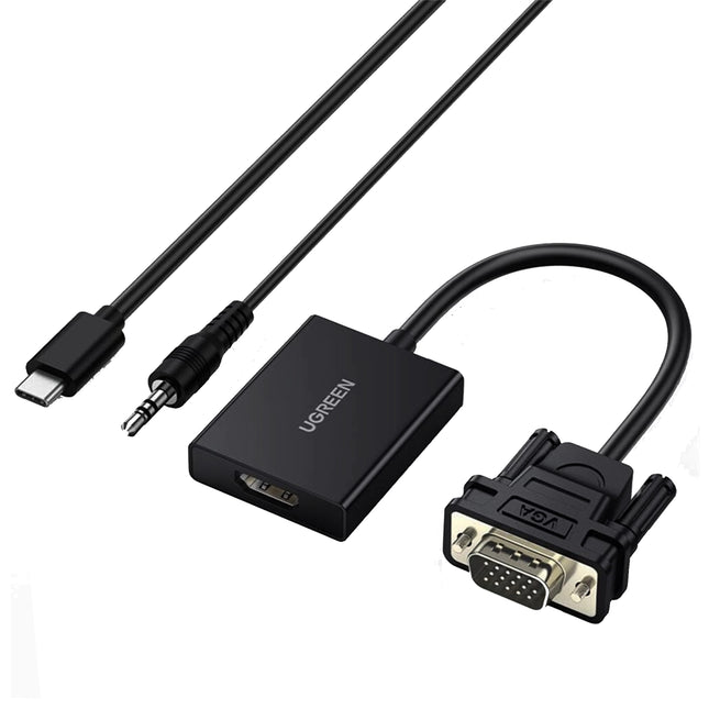 Adaptateur VGA VERS HDMI UGREEN + AUDIO 1080P 60HZ (50945)