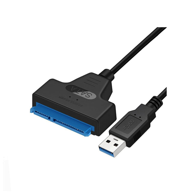 Adaptateur USB 3.0 vers SATA pour disque dur jusqu'à 4TB, supporte stockage externe, compatible avec PC et Mac.