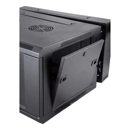 Armoires informatique 6U WDLink, structure métallique avec porte ventilée pour équipements électroniques.