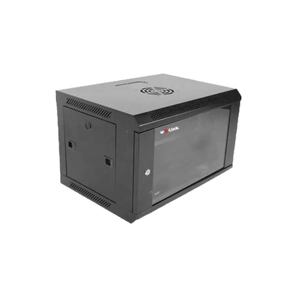 Armoire informatique 6U WDLINK en métal avec portes ventilées pour équipement réseau professionnel.