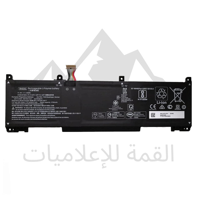 BATTERIE PC PORTABLE ADAPTABLE HP RH03XL HSTNN-OB1T HSTNN-DB0B HSTNN-IB9Q HSTNN-UB7X M01524-2B1 M01524-AC1 POUR HP