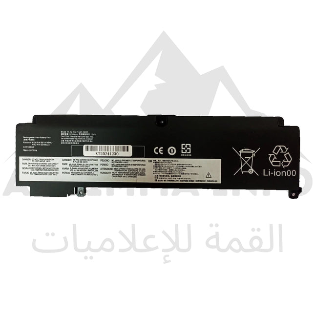 Batterie pc portable adaptable pour Lenovo ThinkPad T460s T470s Series 01AV407 01AV408 00HW038 L16M3P73 SB10K97605 / 00HW024 00HW025 01AV405 01AV406 01AV462 SB10J79002 SB10J79003 SB10J79004 SB10F46462 SB10F46463 (24Wh)