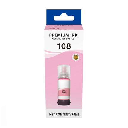 Bouteille d'encre Adaptable Epson 108 LIGHT Magenta 70ml