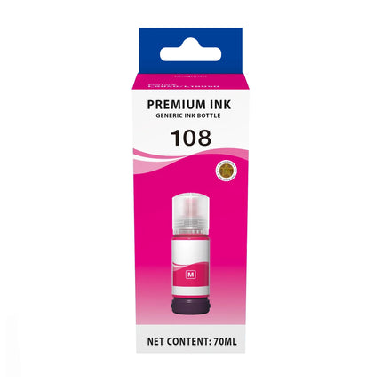 Bouteille d'encre Adaptable Epson 108 Magenta 70ml
