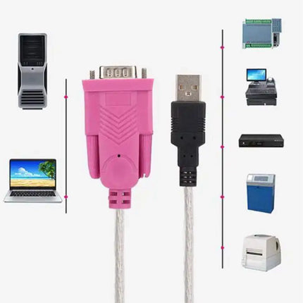 CABLE USB 2.0 TO DB9 RS232 FEMELLE