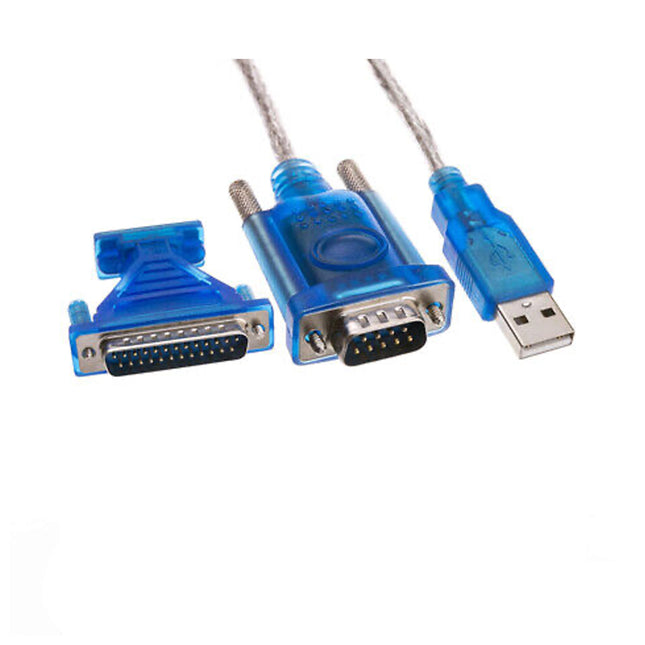 CABLE USB TO RS 232 DEUX PARALLELE FEMALE