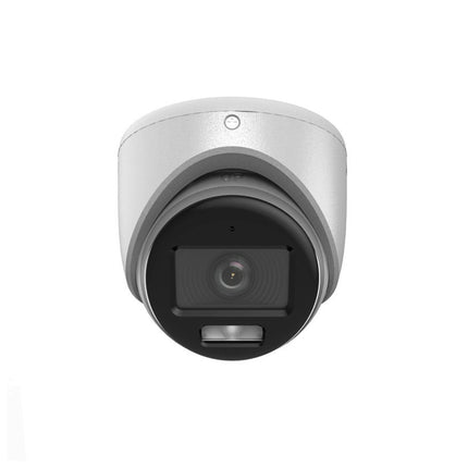 Caméra dome Hikvision 3K hybride avec technologie Light ColorVu et audio, caméra analogique pour la surveillance extérieure.
