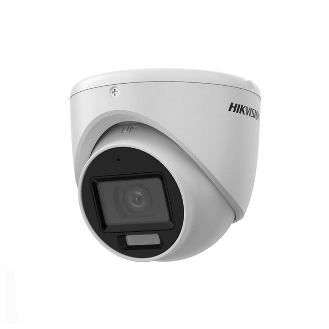 Caméra dome Hikvision 3K hybride Light ColorVu avec audio, caméra analogique pour surveillance intérieure ou extérieure.