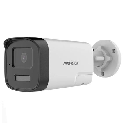 Caméra Hikvision 8MP étanche, analogique 4K hybride avec éclairage, audio bidirectionnel, modèle DS-2CE16UOT-LTS