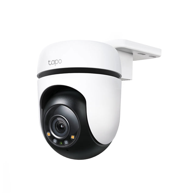 Caméra WiFi Tplink Tapo C510W 2K montrant la lentille, le boîtier blanc et l'objectif de haute résolution.