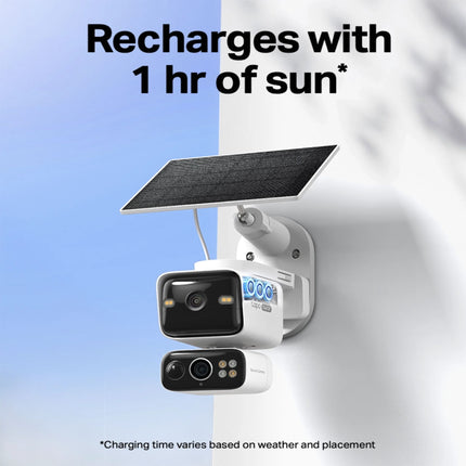 CAMÉRA DE VIDÉO SURVÉILLANCE WIFI TP-LINK TAPO C645D KIT 2K A DOUBLE OBJECTIF+PANNEAU SOLAIRE(TAPO C645D KIT)