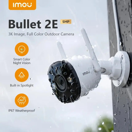 Caméra Wi-Fi IMOU Bullet 2E 3K 5MP – Extérieure (IPC-K3DP-5H0WF)