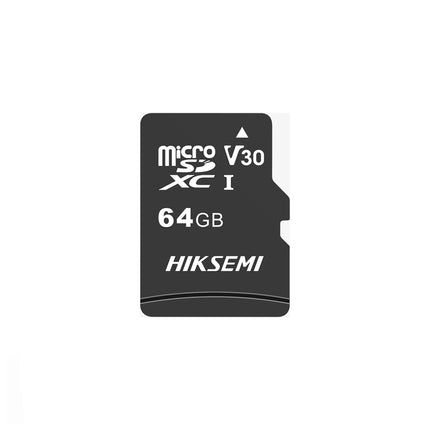 Carte mémoire Hikvision MicroSD 64 Go Class 10 V10 pour stockage rapide et fiable, compatible avec divers appareils.