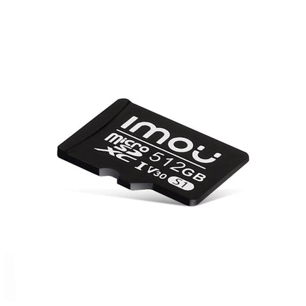 Carte mémoire IMOU Micro SD 512GB Classe 10, capacité de stockage pour caméras et appareils électroniques.
