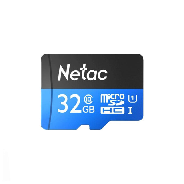 Carte mémoire Netac P500 32GB Micro SD Class 10 pour stockage rapide et fiable pour appareils photo ou smartphones.