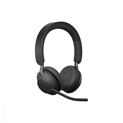 Casque Jabra Evolve2 65 MS avec micro-casque sans fil, design confortable et écouteurs ergonomiques.