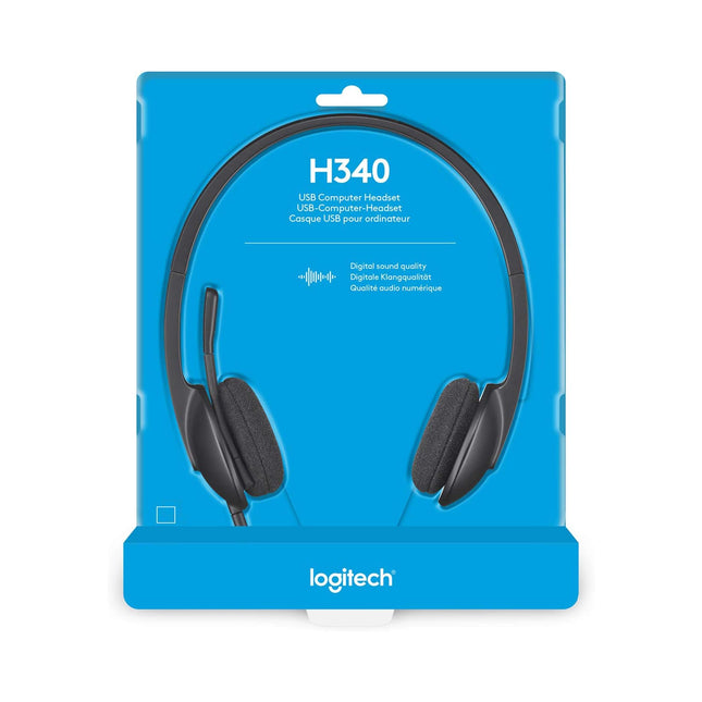 Casque Logitech H340 stéréo microphone anti-parasite  USB-A (981-000475)