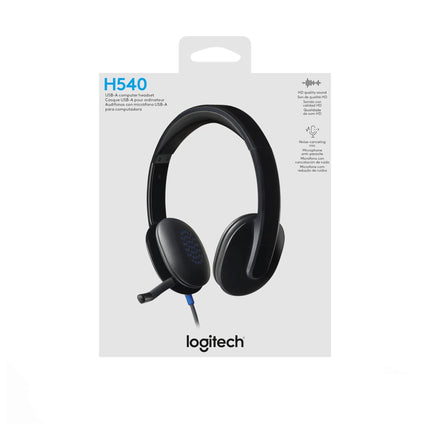Casque Logitech H540 Bluetooth Noir USB (981-000480)