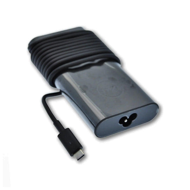 Chargeur d'ordinateur portable Dell original type C 90W, remis à neuf, avec câble de connexion.