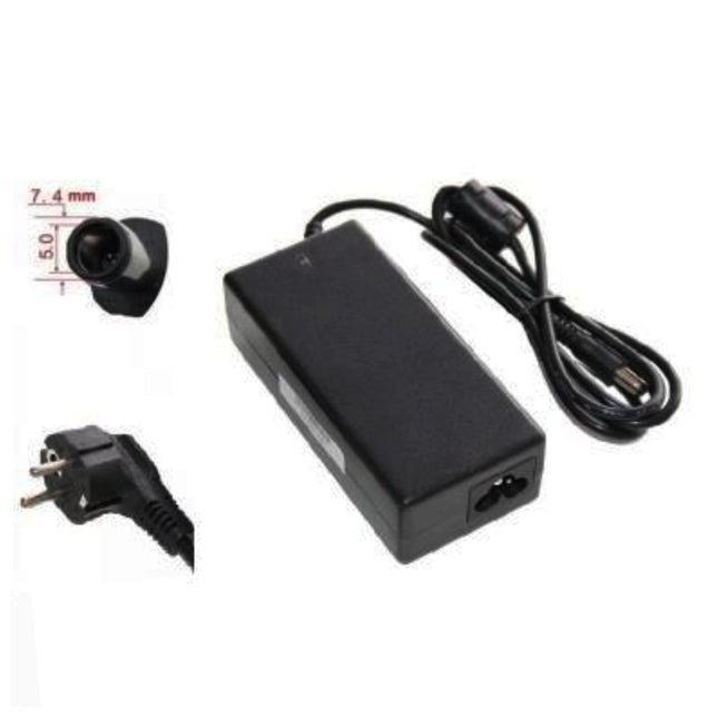 Chargeur Dell original XPS 130W pour ordinateur portable, neuf, avec câble connecté et affiché sur un fond neutre.