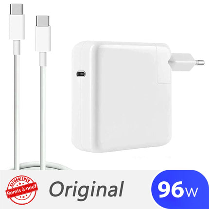 CHARGEUR MAC ORIGINAL 96W REMIS A NEUF