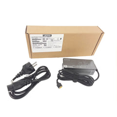 Chargeur Lenovo original pour PC portable avec câble USB-C 65W, design neuf, compatible avec ordinateurs portables Lenovo.