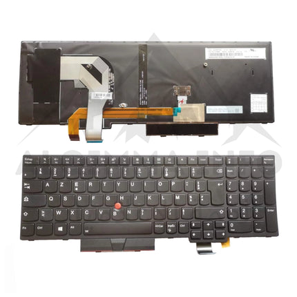 CLAVIER PC PORTABLE LENOVO T570, T580, S P52S, 20L9, 20LA, 01EN928, 01EN958, 01ER500, 01HX219, 01HX259, FR