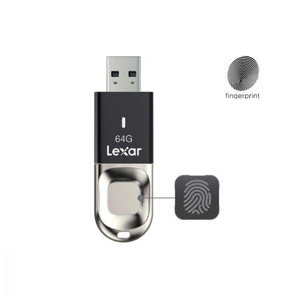 CLÉ USB LEXAR F35 PRO 64GB USB 3.2 JUMPDRIVE FINGERPRINT