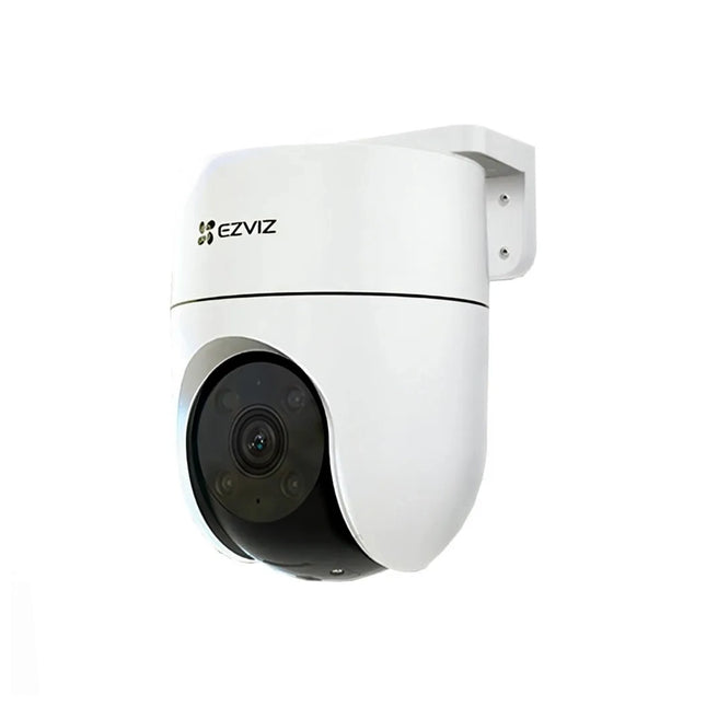 Caméra extérieure EZVIZ 2MP PT Color avec lentille pivotante, design compact et couleur vive pour surveillance extérieure.
