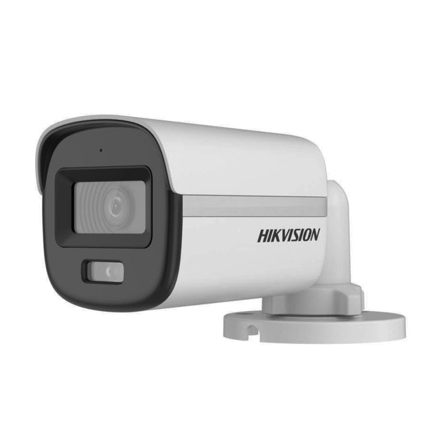 Caméra Hikvision Analogique 3K 5MP COLORVU + AUDIO Étanche 3.6MM (DS-2CE10KF0T-LFS)