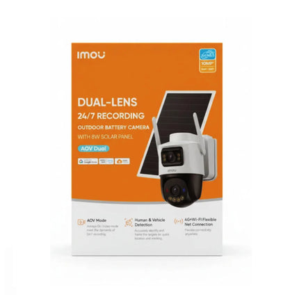 Caméra IMOU Dual Lens 5MP + 5MP Smart Solar AOV Dual (IPC‑SA70F‑10M0T2‑EU/FSP008)