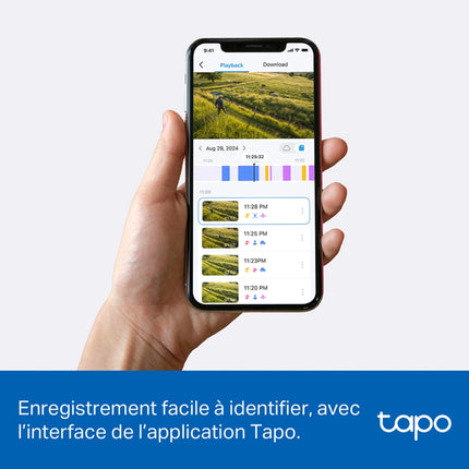 Caméra WiFi 4G Tplink Tapo C665G 4K panoramique inclinable avec panneau solaire, caméra de sécurité extérieure.