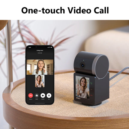 Caméra WiFi IP IMOU Rex VT 3K 5MP pour intérieur, caméra de surveillance haute définition avec objectif large.