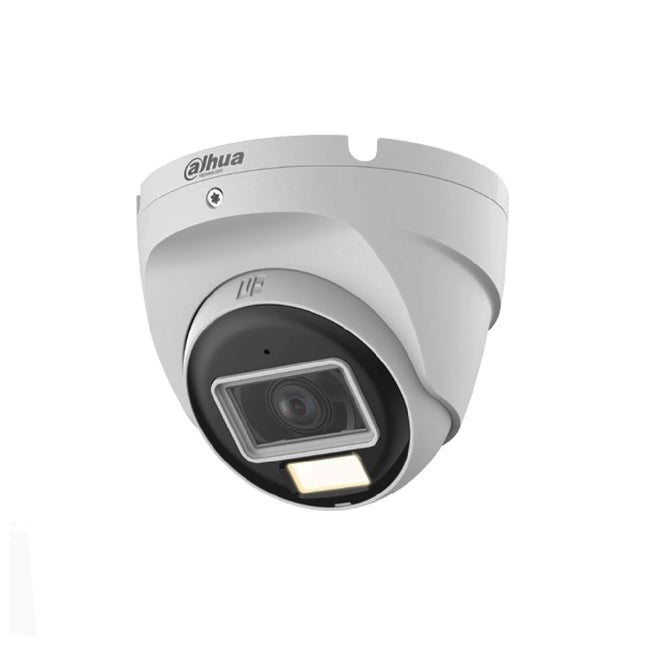 CAM DAHUA 2MP DOME COULEUR AVEC ÉCLAIRAGE INTELLIGENT (HAC-T2A21P-U-IL)