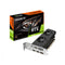 Carte graphique GigaByte GeForce RTX 3050 Windforce OC V2 6G, vue détaillée avec ventilateurs et connecteurs.