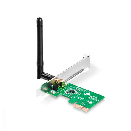 Carte réseau Wi-Fi interne TP-Link TL-WN781ND, carte PCI Express avec antenne et connectivité 150 Mbps pour PC.