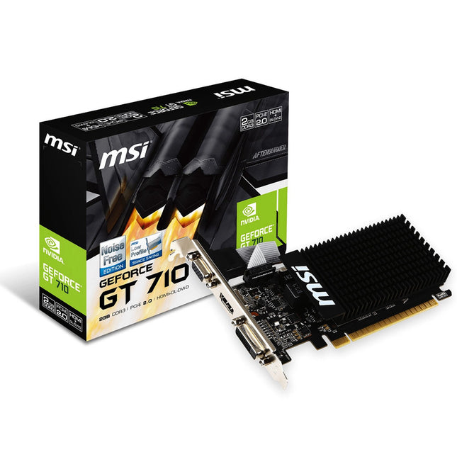 Carte graphique MSI GeForce® GT 710 2GD3H LP (912-V809-3814)