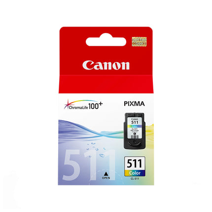 Cartouche d'encre Canon CL-511 Couleurs (2972B007AB)