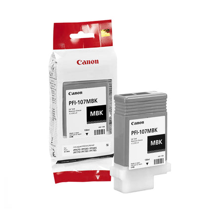 Cartouche d'Encre Canon Originale PFI-107MBK Noir