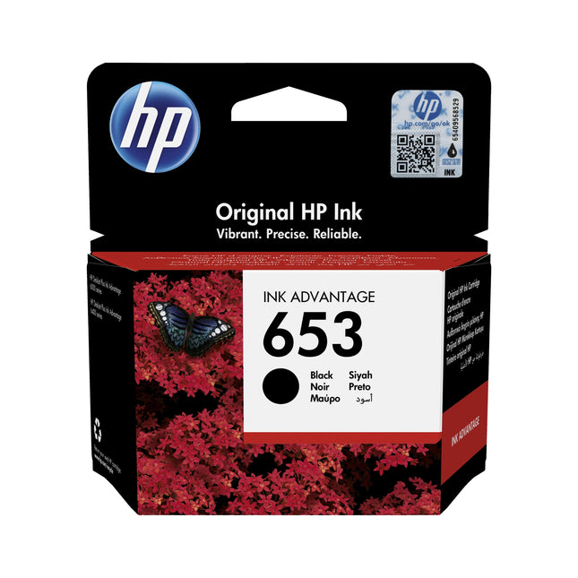 Cartouche d'encre HP 653 Noir (3YM75AE)
