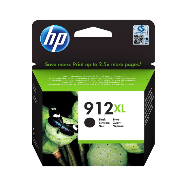 Cartouche d’encre HP 912XL Noir d’Origine (3YL84AE)