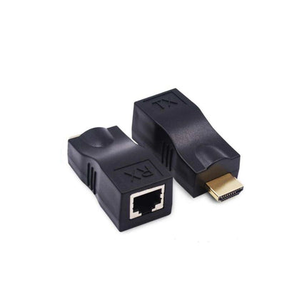 Mini HD Extender HDMI RJ45 Par Câble Cat5 / Cat6 30 M