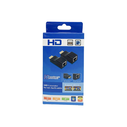 Mini HD Extender HDMI RJ45 Par Câble Cat5 / Cat6 30 M
