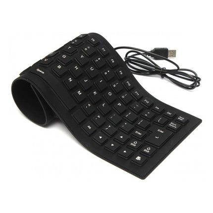 Clavier USB Pliable en Silicone Flexible Portable pour Ordinateur