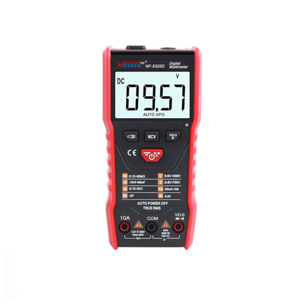 Testeur câble NOYAFA NF-5320D pour la détection de tension électrique, avec écran numérique et fonctionnalités de sécurité.
