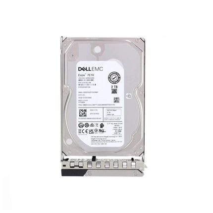 Disque dur interne Dell 2TB SATA 3,5" avec 7200 tours par minute, stockage pour ordinateur.