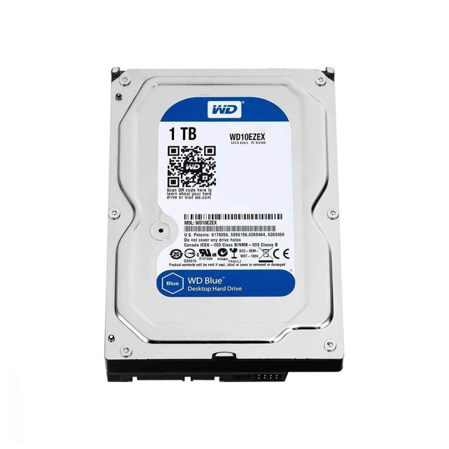 Disque dur externe Western Digital 1TB HDD 3.5 pouces, SATA, remis à neuf, pour stockage de données à domicile.
