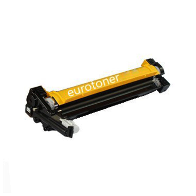 Tambour adaptable Kyocera DK-1110 noir pour imprimante, compatible avec les modèles Eurotoner, visible en noir dans l'image.