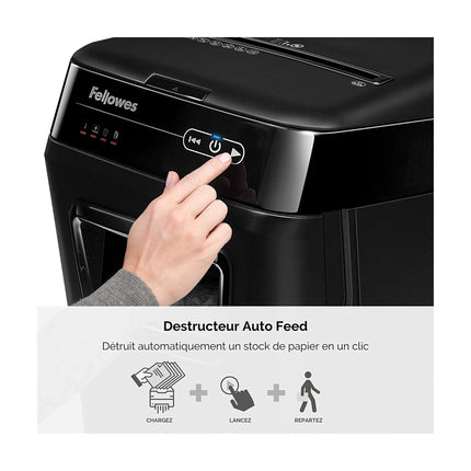 Destructeur de documents Fellowes AutoMax™ 150C Coupe Croisée 150 feuilles (F4680101)
